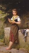 Emile Munier Le jeune paysanne Germany oil painting reproduction